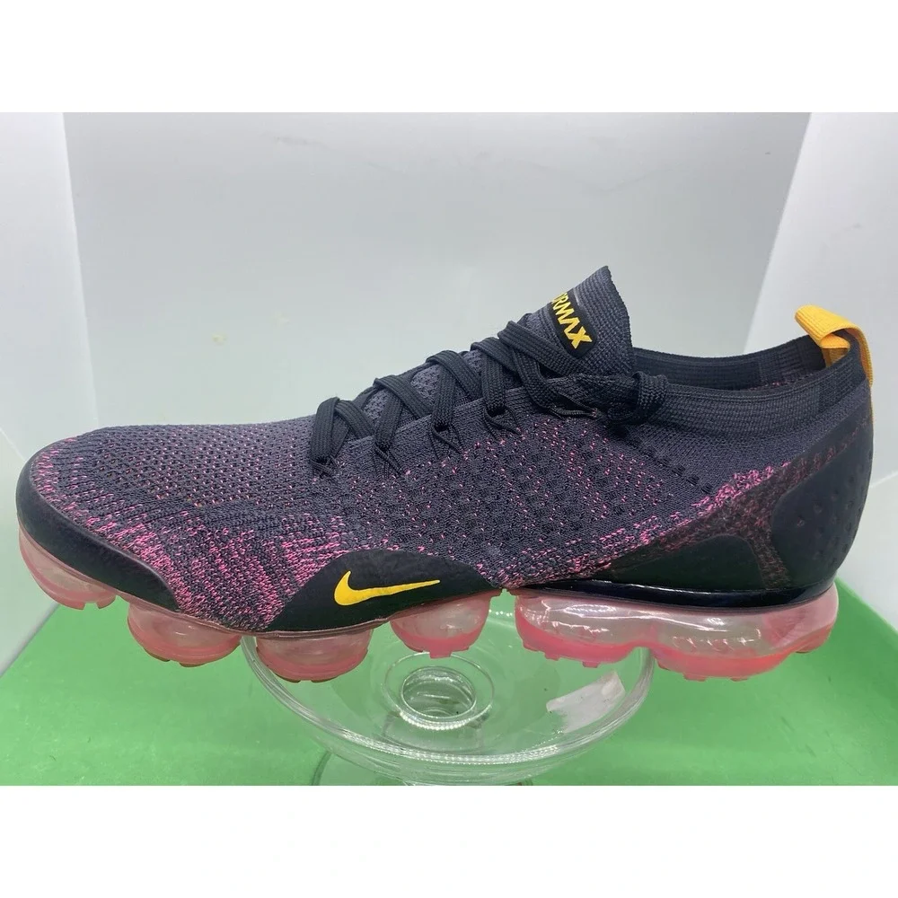 NIKE Air VaporMax Flyknit 2 'Pink Blast' Women's Sz 12 Men's Sz 10.5 942843-008